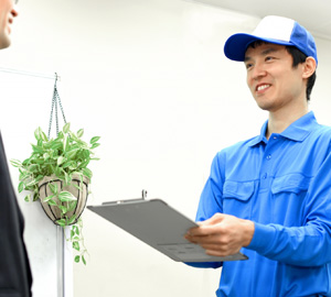 予約日時に作業・料金お支払い